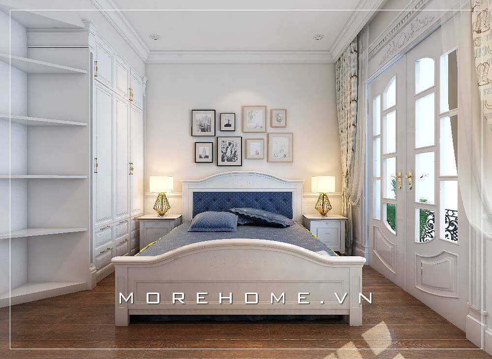 Nội thất phòng ngủ màu trắng